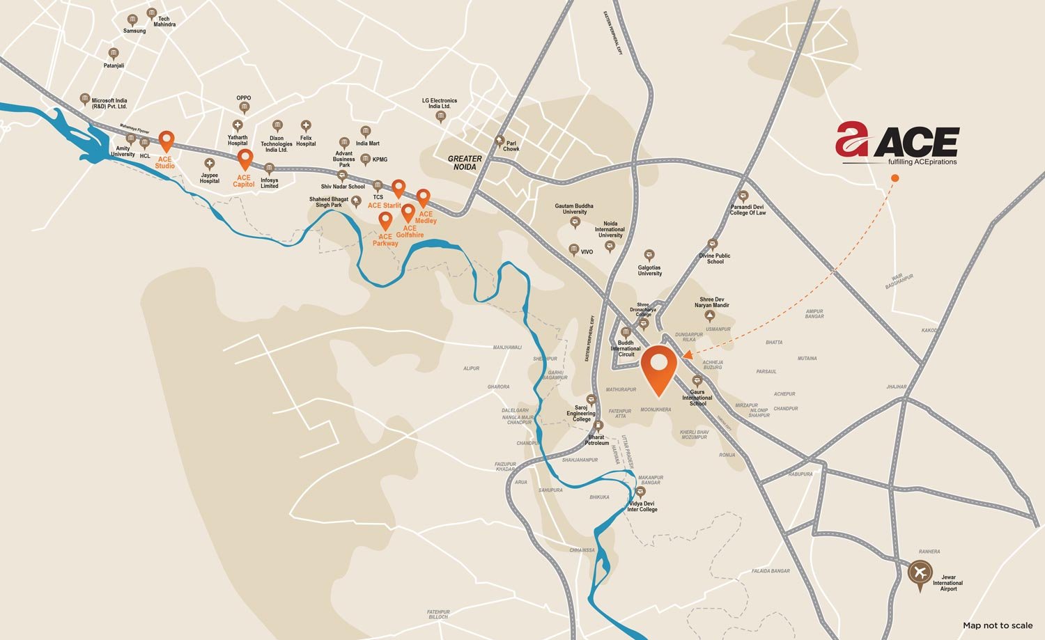 Ace Plots location map